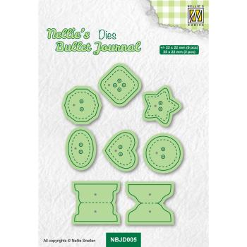 Nellie Snellen - Shape Dies - " Buttons " - Stanze
