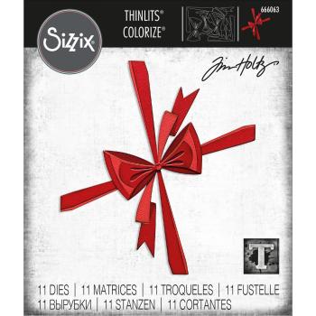 Sizzix Thinlits Craft Die-Set -  Bowtied Colorize  