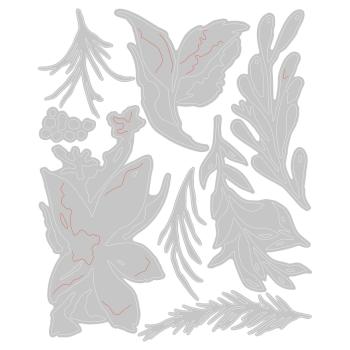 Sizzix Thinlits Craft Die-Set -  Holiday Brushstroke  