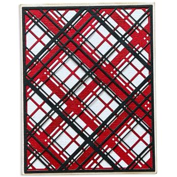 Sizzix Thinlits Craft Die-Set - Layered Plaid  