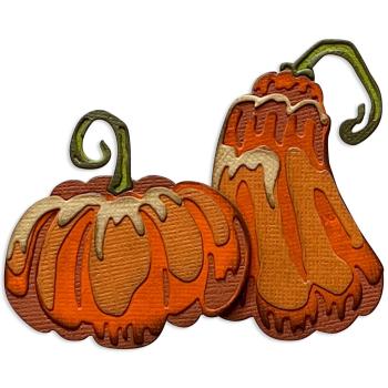 Sizzix Thinlits Craft Die-Set -  Pumpkin Duo Colorize 