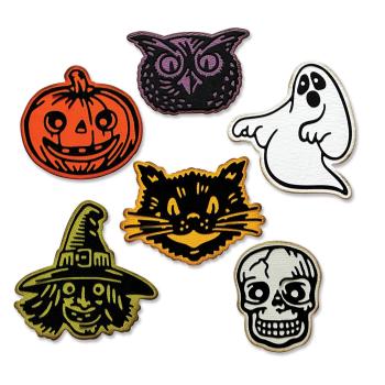 Sizzix Thinlits Craft Die-Set - Retro Halloween 
