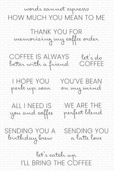 My Favorite Things Stempelset "Coffee Order" Clear Stamp