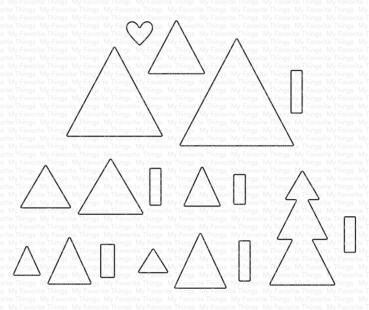 My Favorite Things Die-namics "Cool Christmas Trees" | Stanzschablone | Stanze | Craft Die