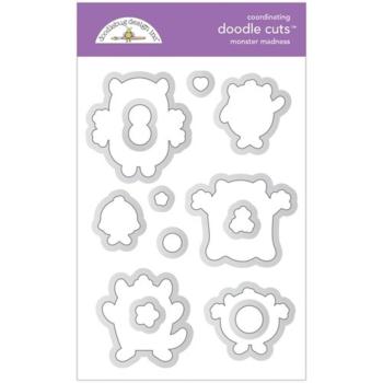 Doodlebug Design "Monster Madness " Cuts  - Stanzen 