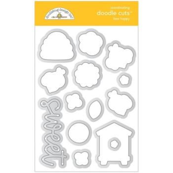 Doodlebug Design "Bee Happy" Cuts  - Stanzen 