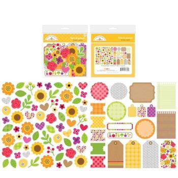 Doodlebug Design - Bits & Pieces- "Farmers Market " - Stanzteile