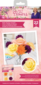 Crafters Companion - Say It With Flowers - Template Build A Bouquet - Schablone 