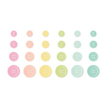 Simple Stories - Embellishments -  Color Vibe Buttons Lights  - Knöpfe