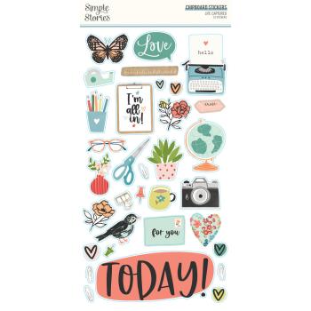 Simple Stories - Life Captured - Chipboard Sticker 