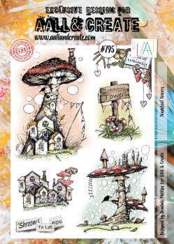 AALL and Create - Stamp - Toadstool Towers - Stempel A4