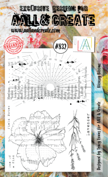 AALL and Create - Stamp - Blousey Blooms - Stempel A6