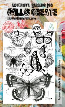 AALL and Create - Stamp - Fluttering Friends - Stempel A6