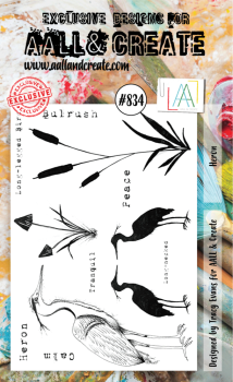 AALL and Create - Stamp -  Heron  - Stempel A6