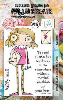 AALL and Create - Stamp - Happy Mail - Stempel A7