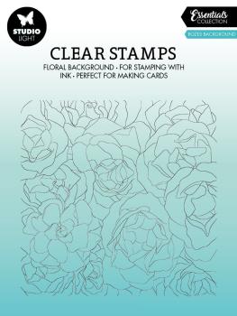 Studio Light - Clear Stamps - "Rozes Background " - Stempel 
