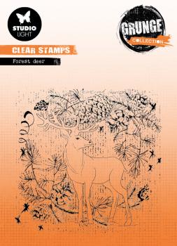 Studio Light - Clear Stamp Grunge collection - Forest Deer - Stempel