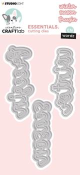 Creative Craft Lab - Studio Light - Dies -  Winter Wordz  - Stanze 