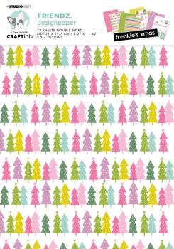 Creative Craft Lab - Studio Light - Paper Pad - Frenkie's Xmas - Papier Pack 