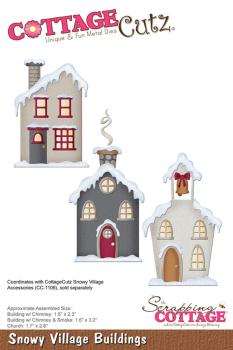 Scrapping Cottage - Dies - Snowy Village Buildings - Stanze