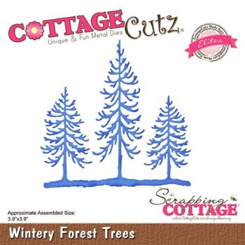 Scrapping Cottage - Dies - Wintery Forest Trees - Stanze