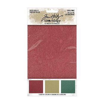 Tim Holtz - " Deco Sheets Christmas" - Glitzerkarton