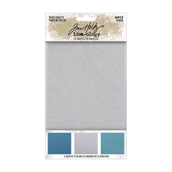 Tim Holtz - " Deco Sheets Winter" - Glitzerkarton