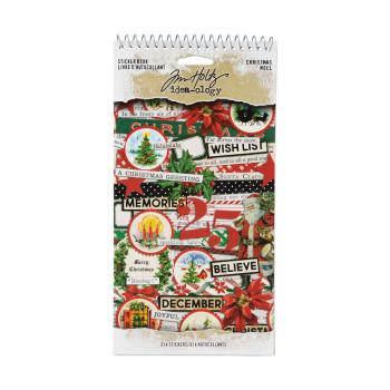 Tim Holtz - Idea Ology - Sticker Book - "Christmas " - Aufkleber