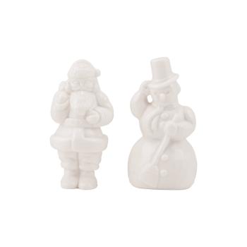 Tim Holtz - Idea Ology " Salvaged Santa and Snowman" - Resin Schneemänner