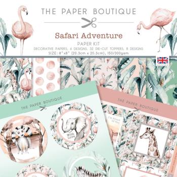 The Paper Boutique - Paper Kit - Safari Adventure  - Die Cut Toppers - Designpapier 