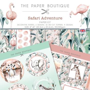 The Paper Boutique - Paper Kit - Safari Adventure - Die Cut Toppers - Designpapier 