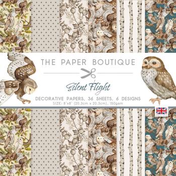 The Paper Boutique - Decorative Paper - Silent Flight  - 8x8 Inch - Paper Pad - Designpapier