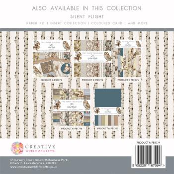 The Paper Boutique - Decorative Paper - Silent Flight  - 8x8 Inch - Paper Pad - Designpapier