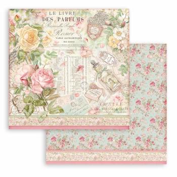 Stamperia "Le Livre de Parfum" 12x12" Paper Sheet - Cardstock