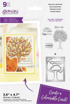 Gemini - Stamp & Dies - Beautiful Branches  - Stempel & Stanze 