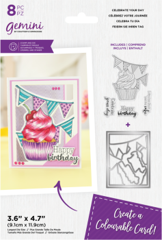 Gemini - Stamp & Dies -  Celebrate Your Day  - Stempel & Stanze 