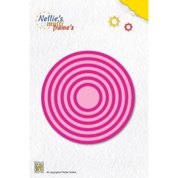 Nellie Snellen - Multiframe Dies - "  Straight Round " - Stanze
