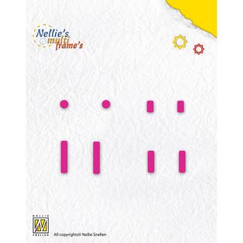 Nellie Snellen - Multiframe Dies - "  Stringset for Tags " - Stanze