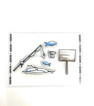 Angeln Stempel Set