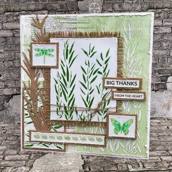 Creative Expressions - DL Stencil - Slimline Stencil -  Weeping Willow  - Schablone