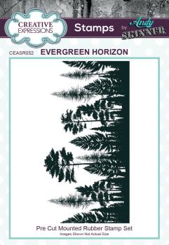 Creative Expressions - Rubber Stamp - Evergreen Horizon - Gummistempel