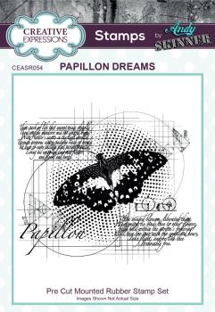 Creative Expressions - Rubber Stamp - Papillon Dreams - Gummistempel