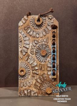 Creative Expressions - DL Stencil - Slimline Stencil -  Spiral Burst  - Schablone
