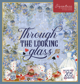 Crafters Companion - Sara Signature Collection - Box Through the Looking Glass - Bastelkit - Alice im Wunderland