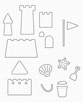 My Favorite Things Die-namics "Sandcastle Builder" | Stanzschablone | Stanze | Craft Die