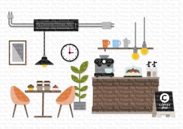 My Favorite Things Die-namics "Bistro Basics" | Stanzschablone | Stanze | Craft Die