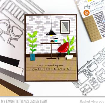 My Favorite Things Die-namics "Bistro Basics" | Stanzschablone | Stanze | Craft Die