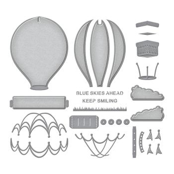 Spellbinders 3D Die "3D Vignette Hot Air Balloon"