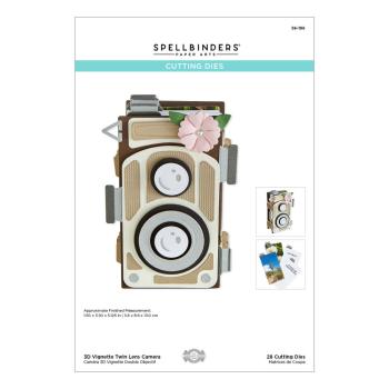 Spellbinders 3D Die "3D Vignette Twin Lens Camera"