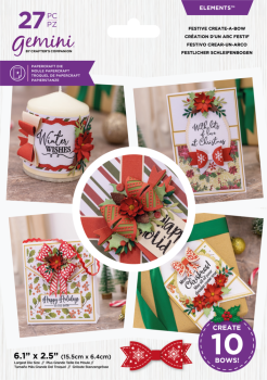 Gemini - Dies - Festive Create-A-Bow - Stanze - Festlicher Schleifenbogen